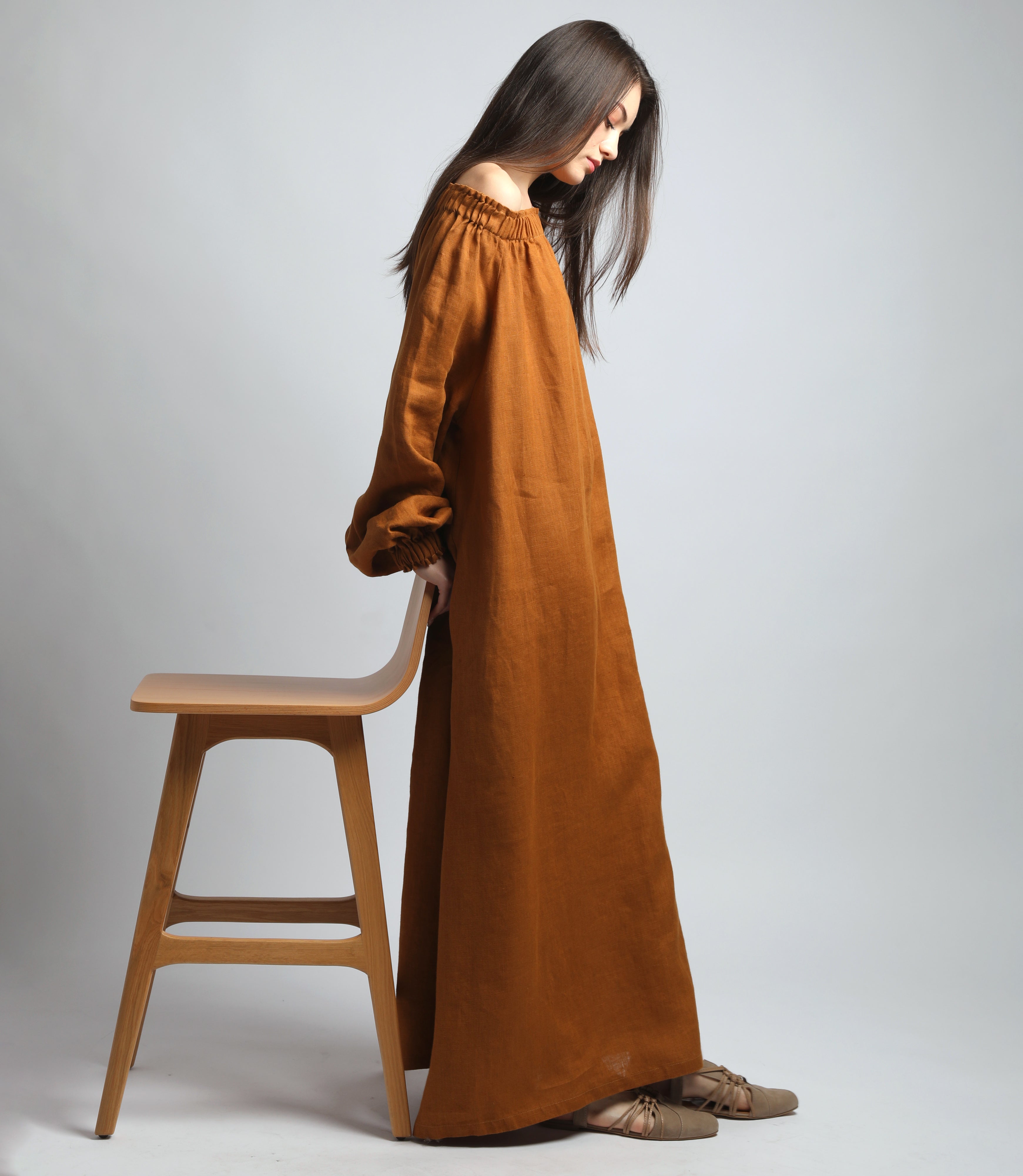 ARIEL Voluminous Maxi Dress