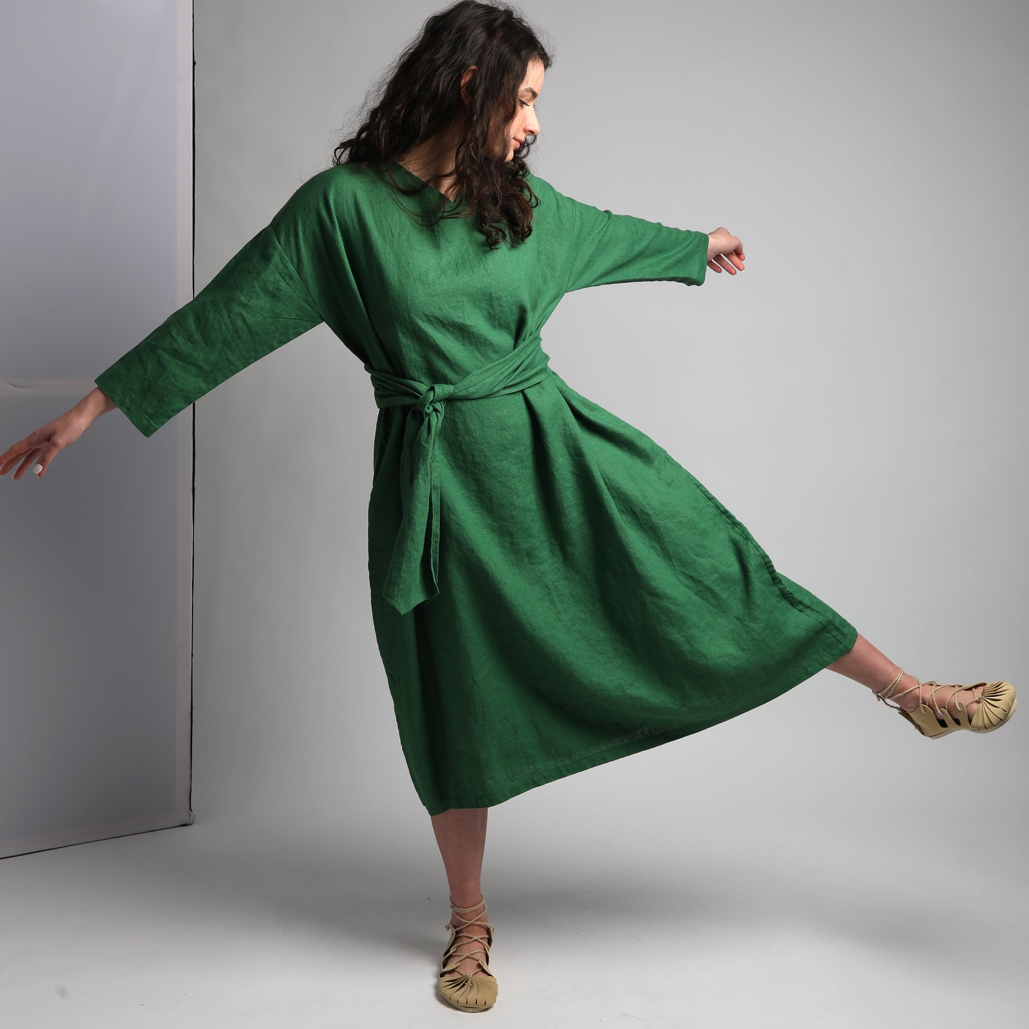 linen dress belt Dress belt linen