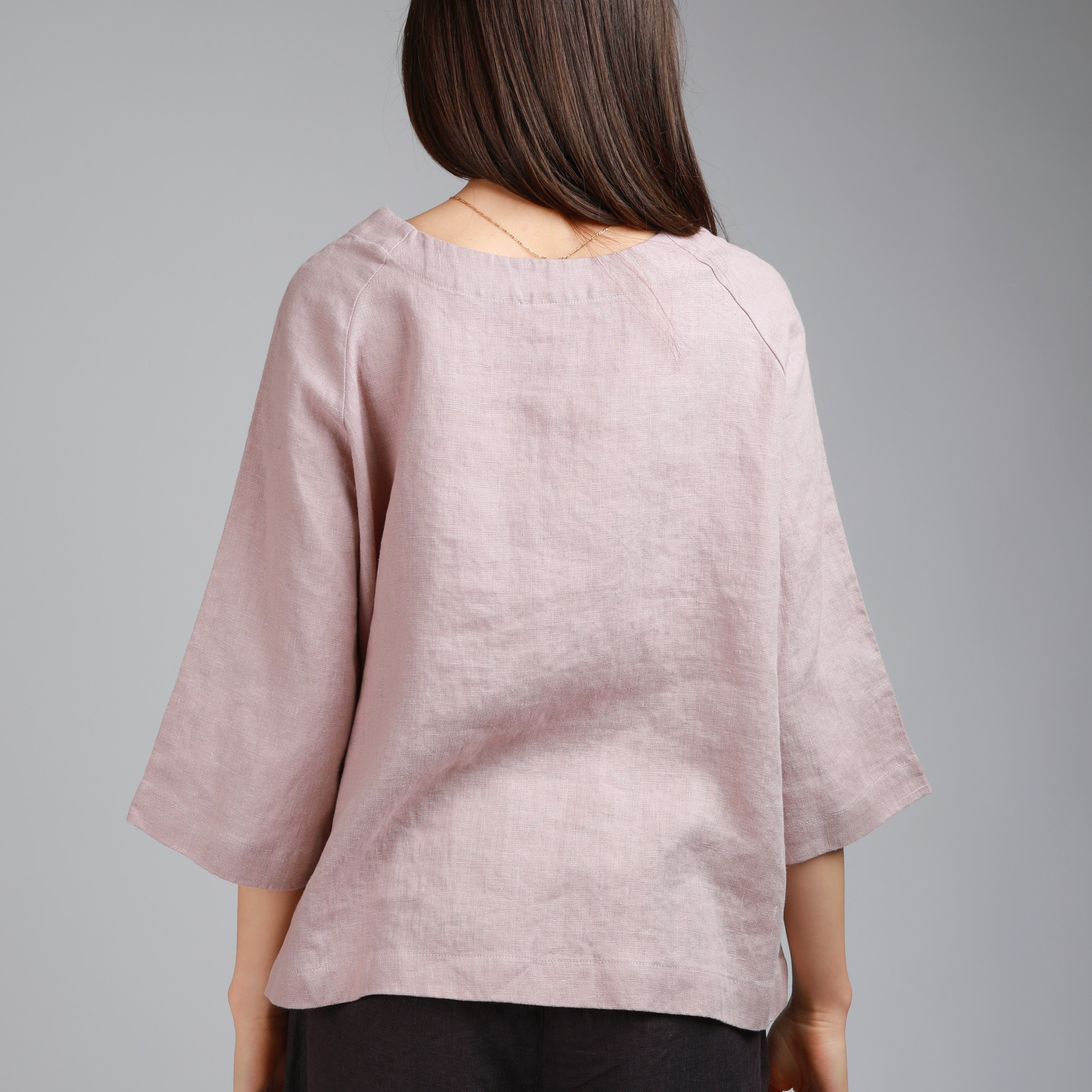 BELL Linen Raglan Blouse - Size XS and L - Color OFF WHITE