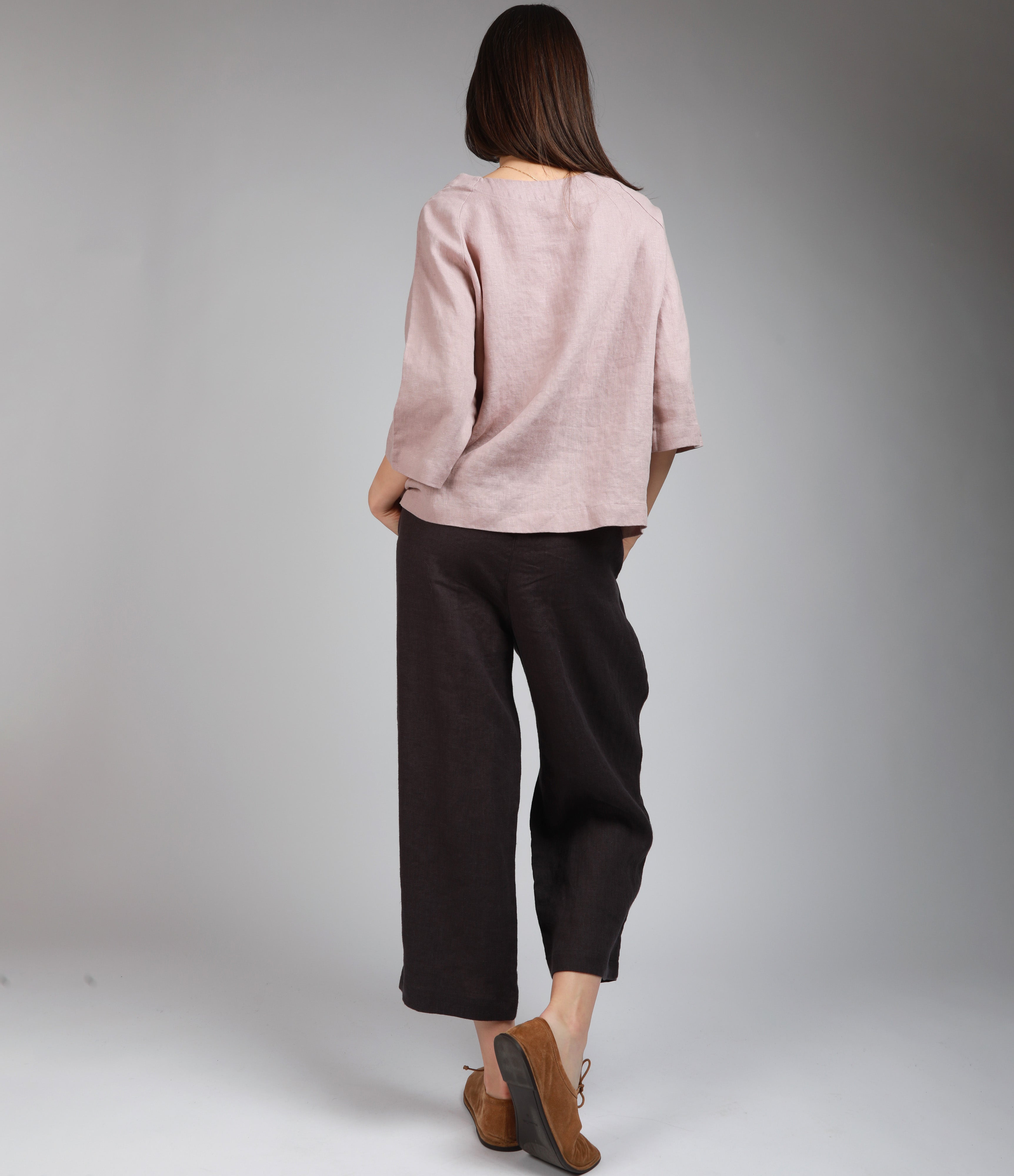 BELL Linen Raglan Blouse - Size XS and L - Color OFF WHITE
