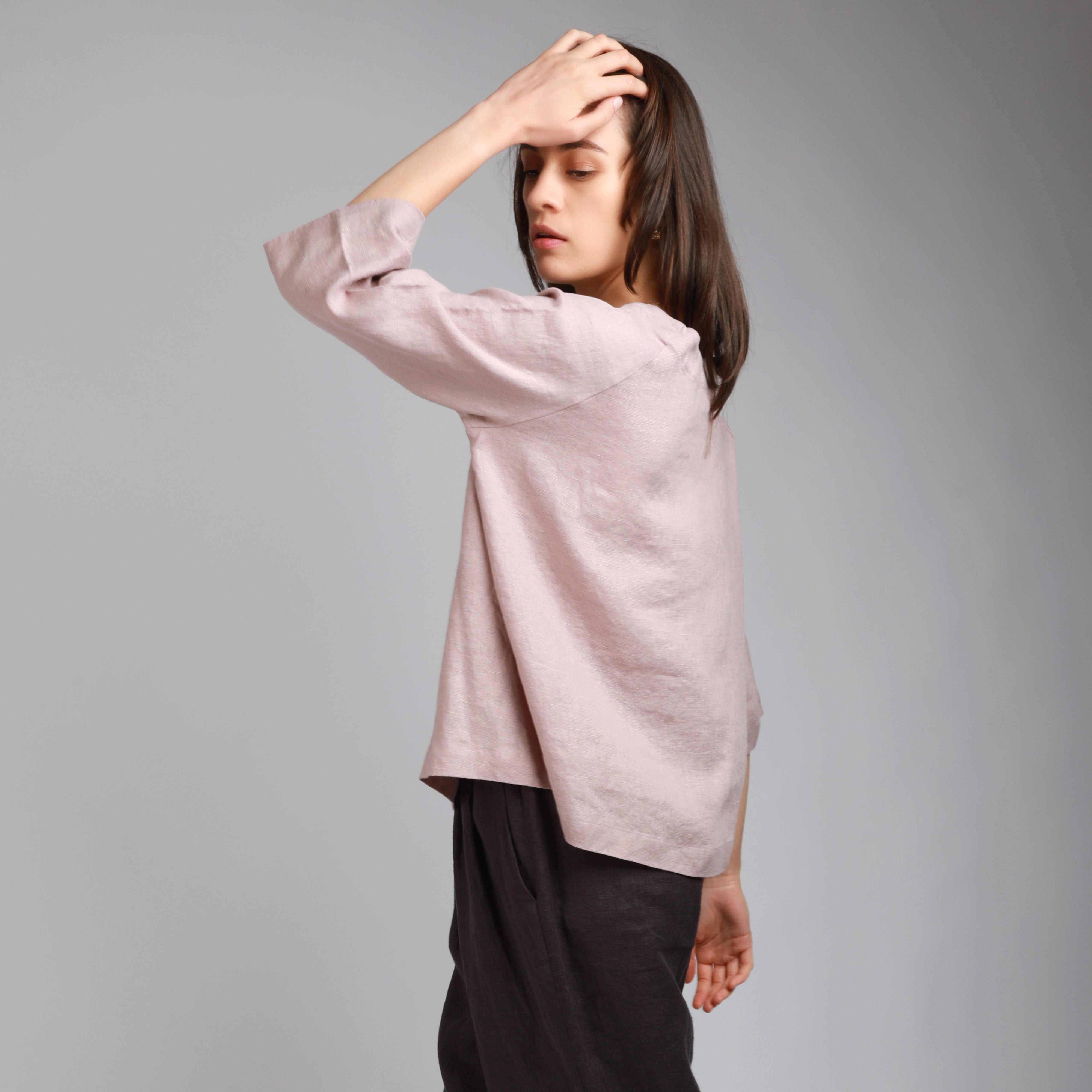 BELL Linen Raglan Blouse - Size XS and L - Color OFF WHITE