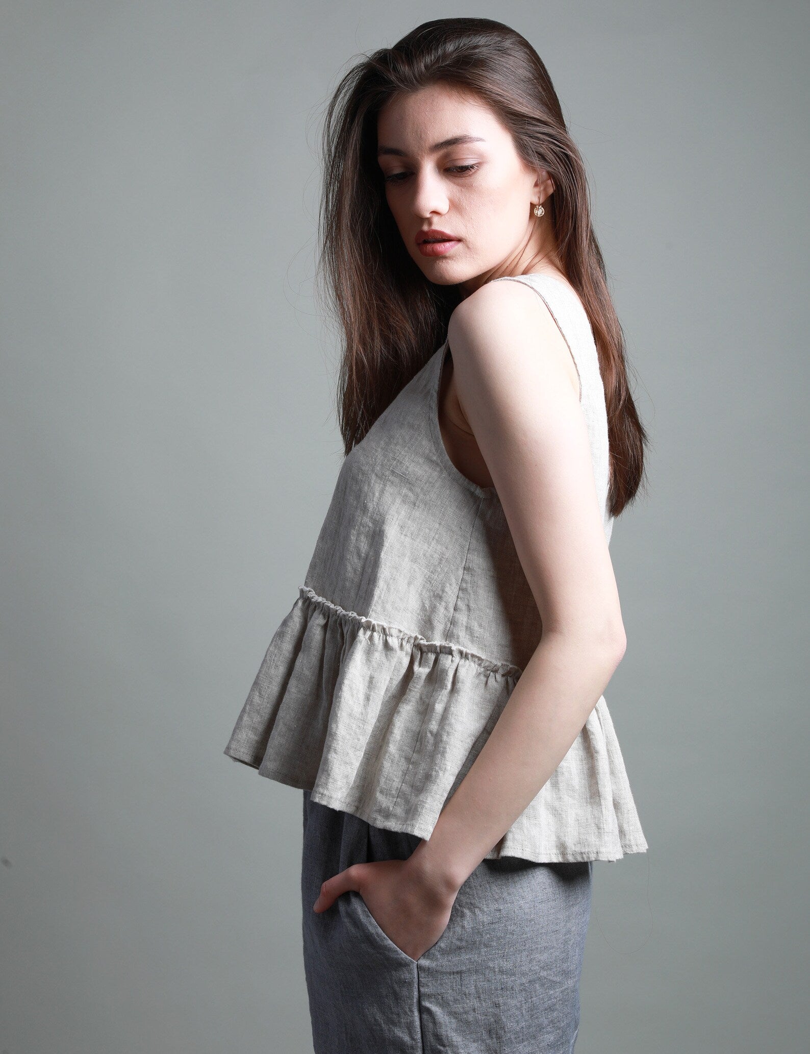 BLOOM Linen Top