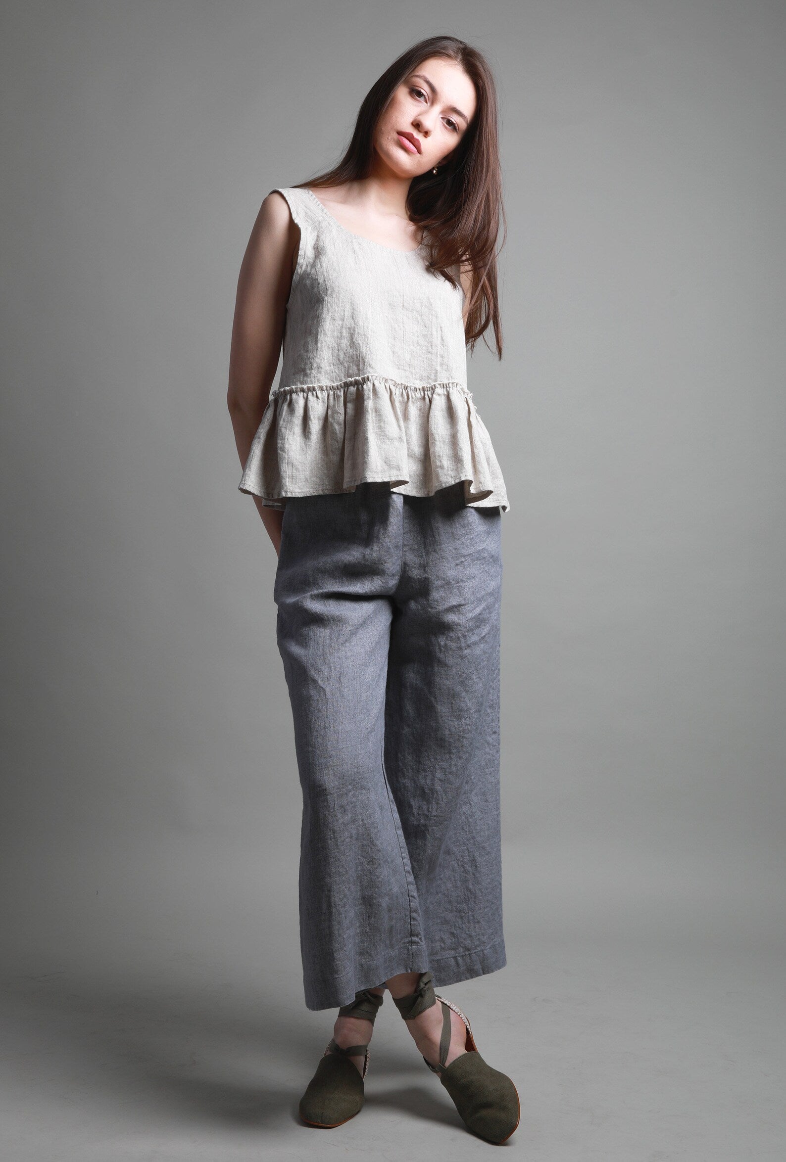 BLOOM Linen Top